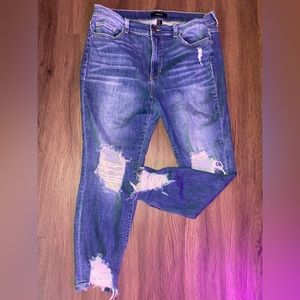 Size 16 Distressed Skinny Jean